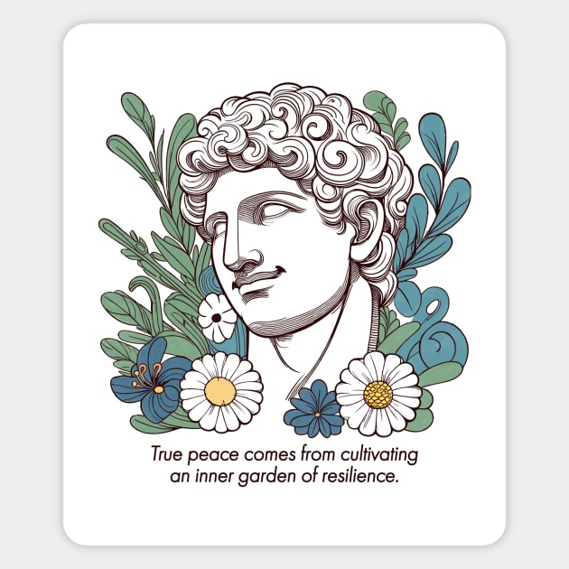 Stoic Philosophy Magnet by CreativeSage